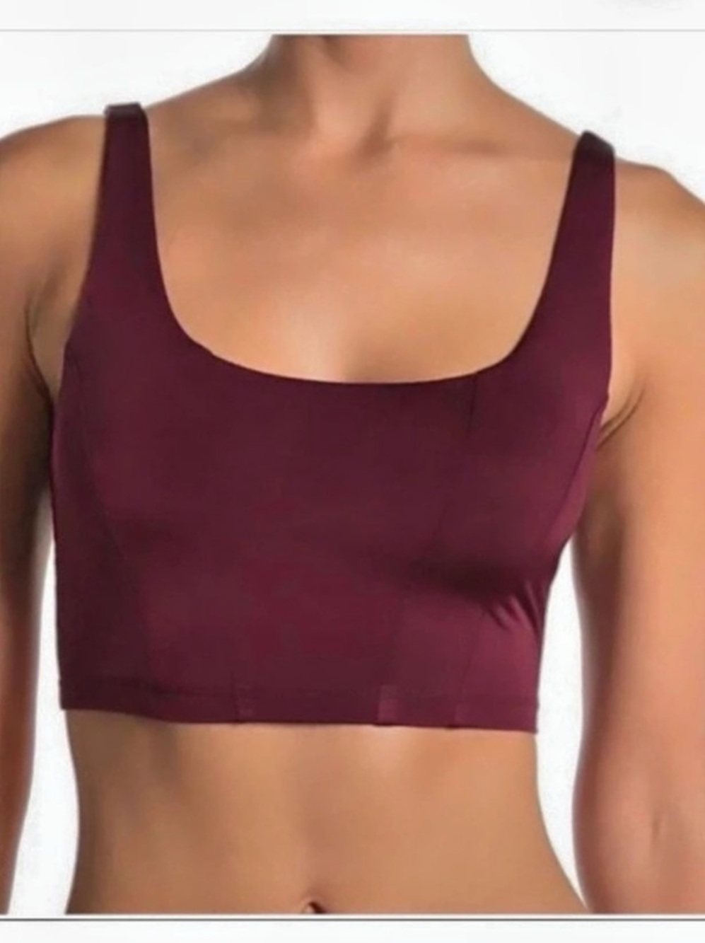 Free People Crop Top in Purple Size Small NWT